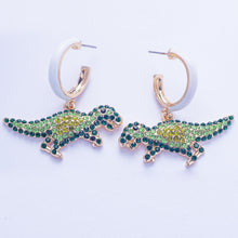 Load image into Gallery viewer, Saurus Earrings - Green