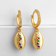 Load image into Gallery viewer, Cowry Earrings