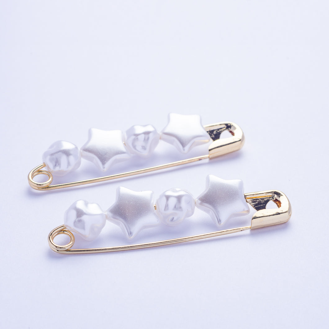 Pearl Pin Earrings